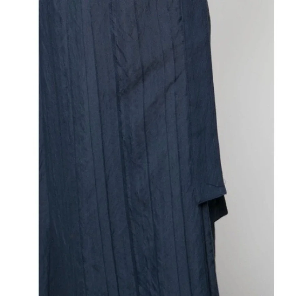 VINCE‎ Navy Pleated Side Tie Culottes Wide Leg Pants Hematite Blue Sz 4 $265 B37 - Picture 4 of 12